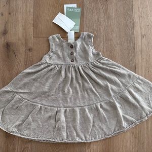Baby girl H&M linen dress. Size 9M. NWT. Never worn.